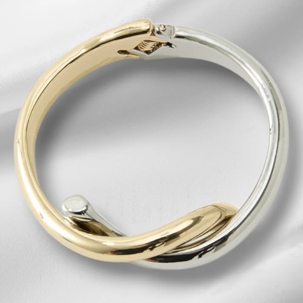 Victoria's Secret Gold Silver Twist Bracelet NWOT Two-tone Dual-tone | NWOT